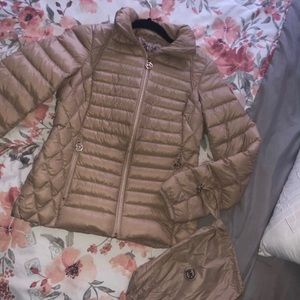 Michael Kors Packable Fluffed Winter Coat